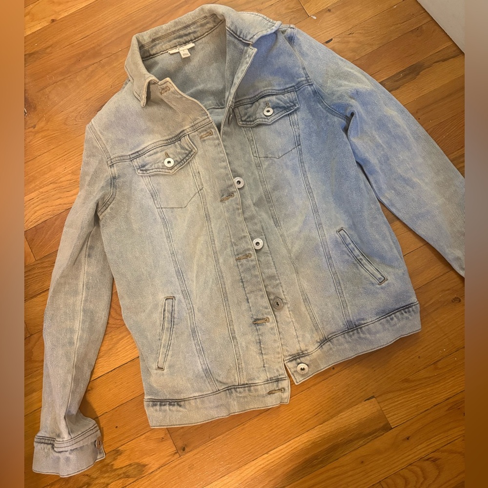 Style & Co. Classic Oversized Denim Jacket